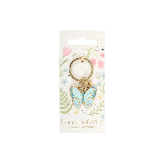 Luna Butterfly Keyring. Product image, view 2.