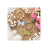 Luna Butterfly Keyring. Product image, view 5.
