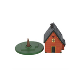 Brown House Incense Cone Burner