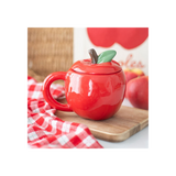 Apple Shaped Lidded Mug