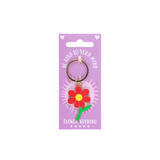 Be Kind to Your Mind Flower Keyring
