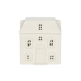 White Ceramic House Oil Burner