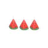 Set of 3 Watermelon Shaped Candles