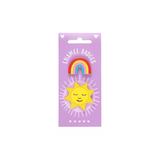 Set of 2 Rainbow and Sun Pin Badges