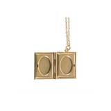 Book Shaped Locket Necklace in Gift Box