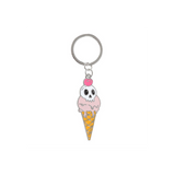 Ice Scream Cone Keyring
