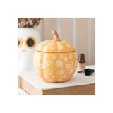 Groovy Floral Pumpkin Oil Burner