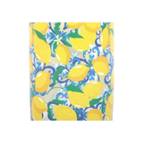 Lemon Print Can Glass
