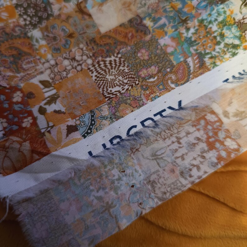 Limited Edition Autumnal Liberty 1:12 Scale Dollhouse Armchair – Miniature Wingback Chair - Image 4