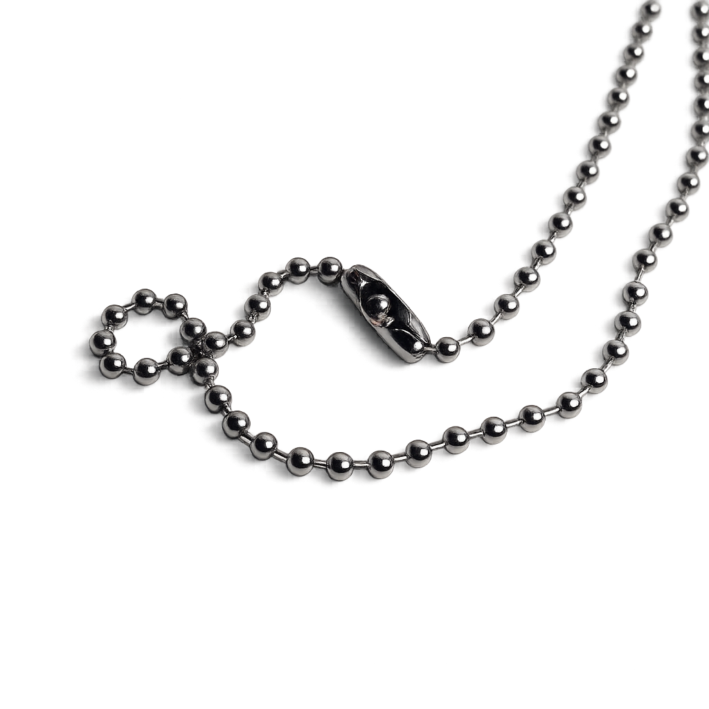 Handmade Red Lightning Bolt Necklace – 24” Stainless Steel Ball Chain – Statement Pendant Jewellery - Image 3