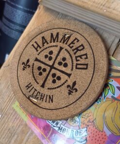 Alternative view of Personalised Cork Coasters Pack of 10