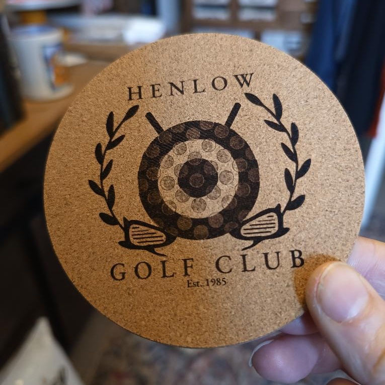 Personalised Cork Coasters Pack of 10