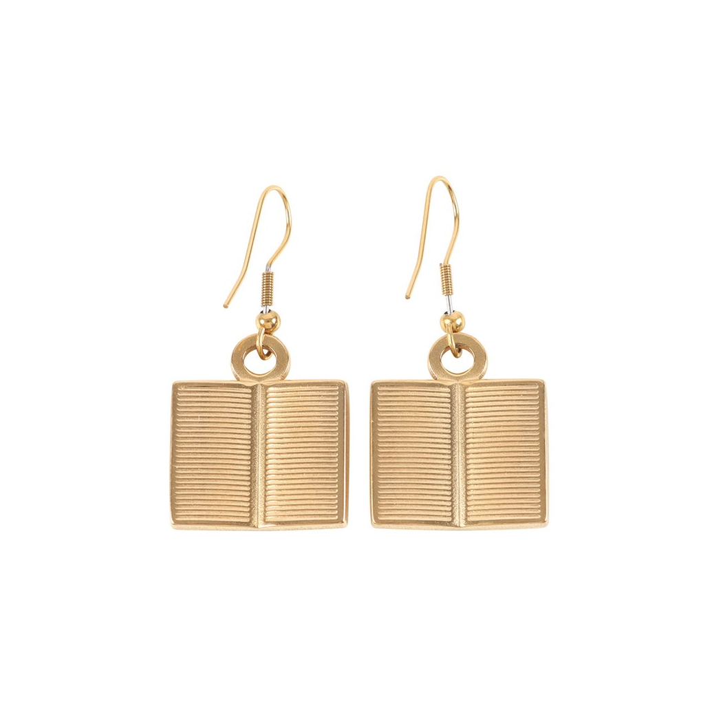 Book Worm Earrings - Image 4