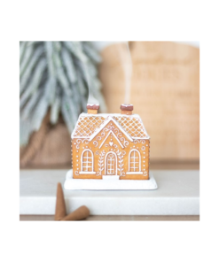 Gingerbread House Incense Cone Burner