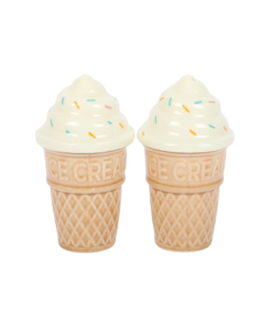 Alternative view of Ice Cream Cone Salt and Pepper Shakers