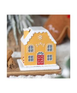 Candy Cane Gingerbread House Incense Cone Holder