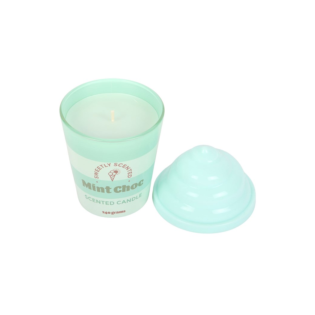Mint Choc Ice Cream Scented Candle - Image 3