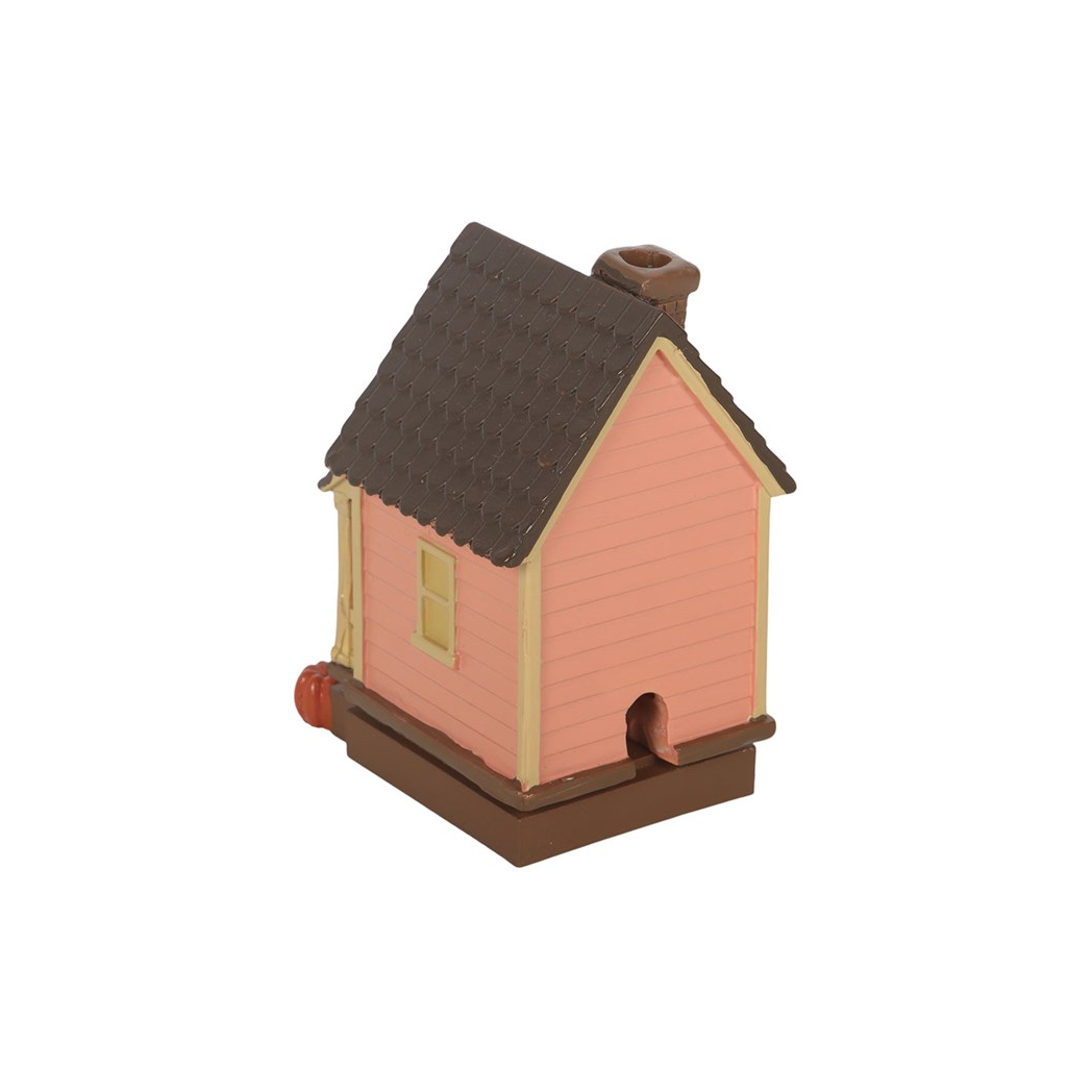 Pink House Incense Cone Burner with Pumpkins - Image 4