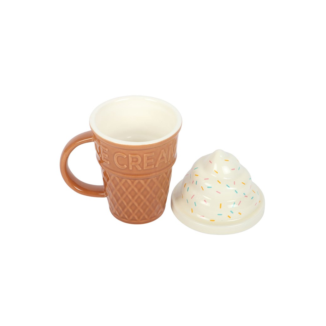 Ice Cream Cone Lidded Mug - Image 3