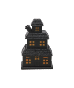 Alternative view of Black Haunted House Incense Cone Holder