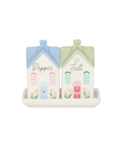 Alternative view of Pastel House Salt and Pepper Shakers