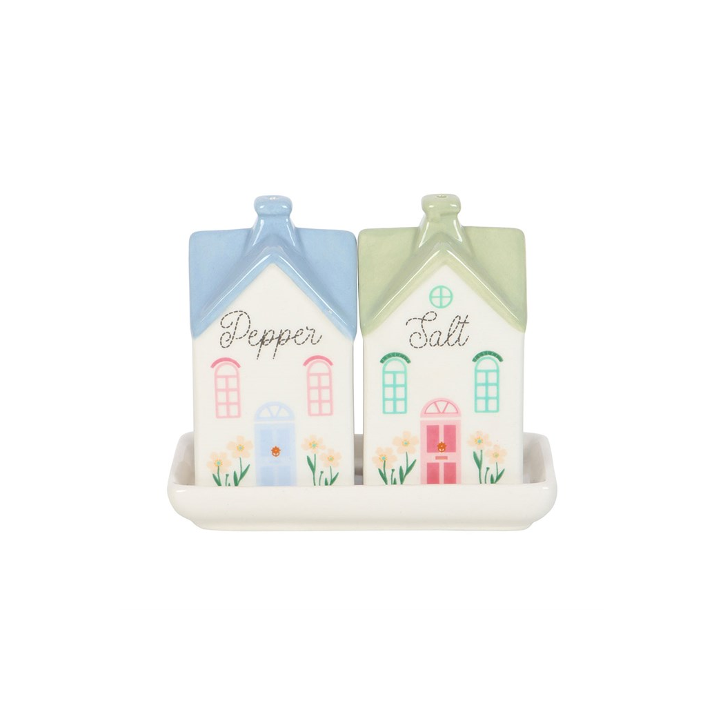 Pastel House Salt and Pepper Shakers - Image 2