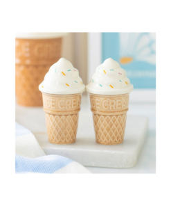 Ice Cream Cone Salt and Pepper Shakers