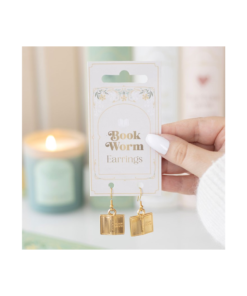 Book Worm Earrings