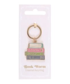 Alternative view of Book Worm Keyring