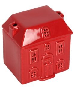 Alternative view of Red Ceramic House Oil Burner