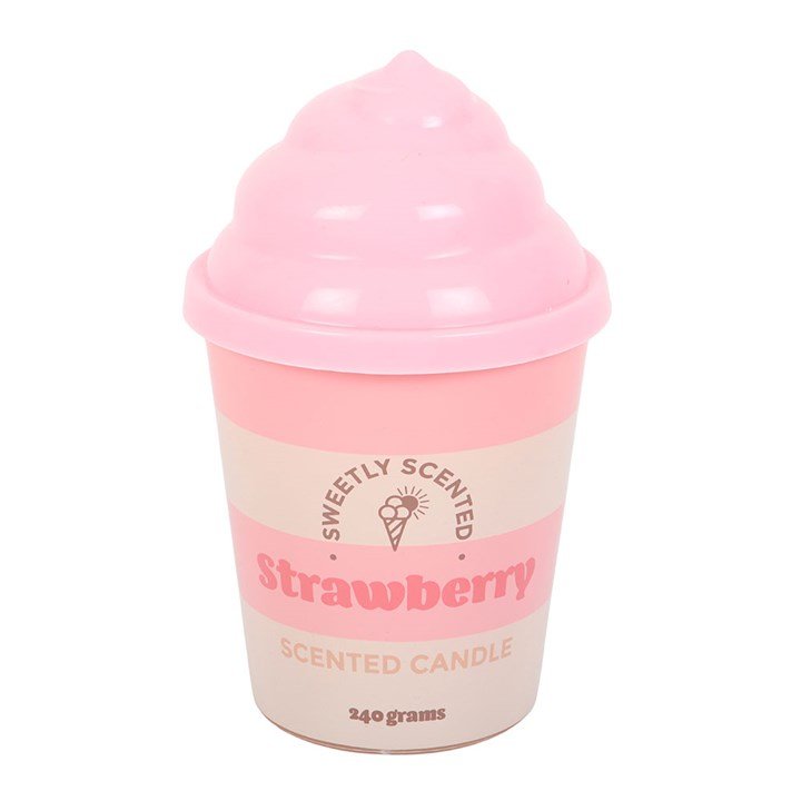 Strawberry Ice Cream Scented Candle - Image 2