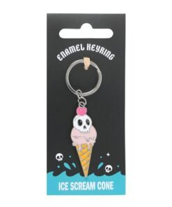 Alternative view of Ice Scream Cone Keyring