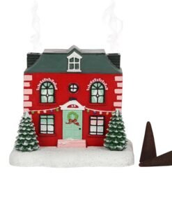 Christmas House Incense Cone Burner