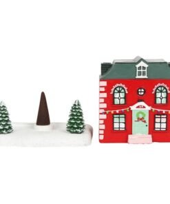 Alternative view of Christmas House Incense Cone Burner