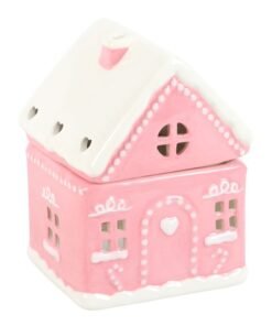 Pink Gingerbread House Oil Burner