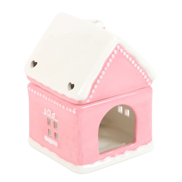 Pink Gingerbread House Oil Burner - Image 4