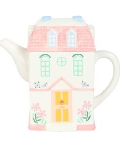 Alternative view of Pastel House Shaped Teapot