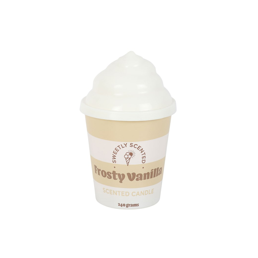 Frosty Vanilla Ice Cream Scented Candle - Image 2