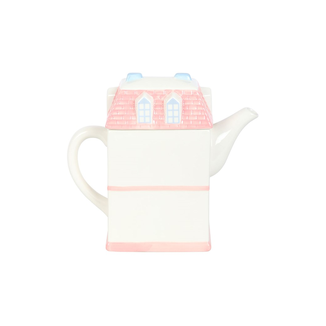 Pastel House Shaped Teapot - Image 4