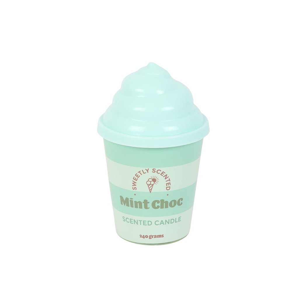Mint Choc Ice Cream Scented Candle - Image 2