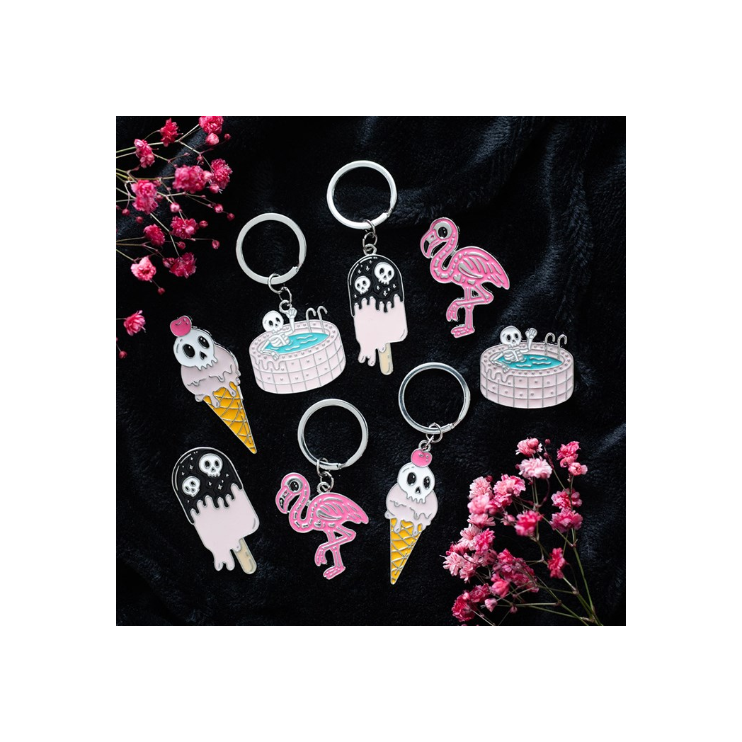 Freaking Melting Ice Cream Enamel Pin Badges - Image 5