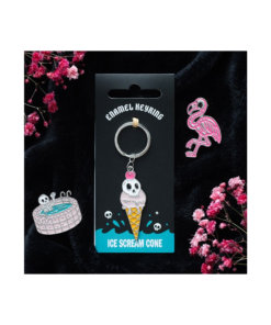 Ice Scream Cone Keyring