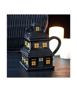 Black Haunted House Mug