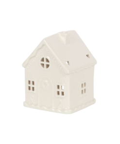 Alternative view of White Gingerbread House Tealight Holder
